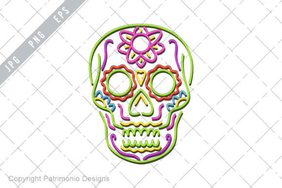 Bringing Retro Vibes to Modern Design: The Ultimate Guide to the Sugar Skull Neon Sign Digital Asset