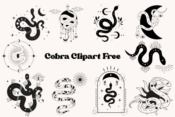 Cobra Clipart Free: Embrace Spiritual Symbolism in Your Designs