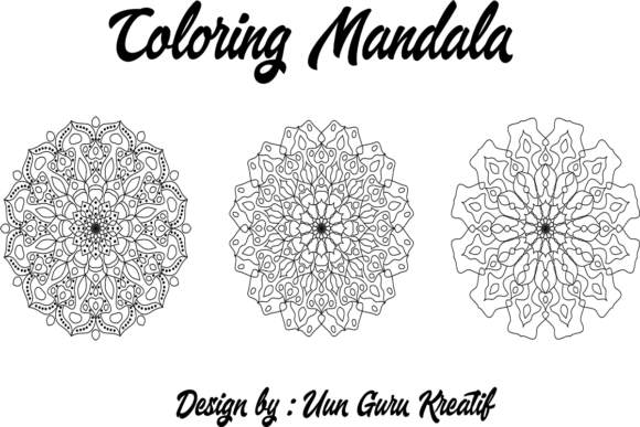Coloring Mandala 006: Elevating Design with Versatile, High-Quality Patterns