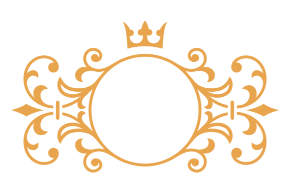 Elevating Brand Identity: The Strategic Application of the Royal Round Monogram Template with Flourish Elements