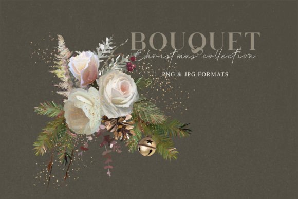 Floral Bouquet Wedding Clipart