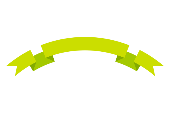 Folded Ribbon Flag. Color Banner. Decora: A Strategic Asset for Visual Workflows