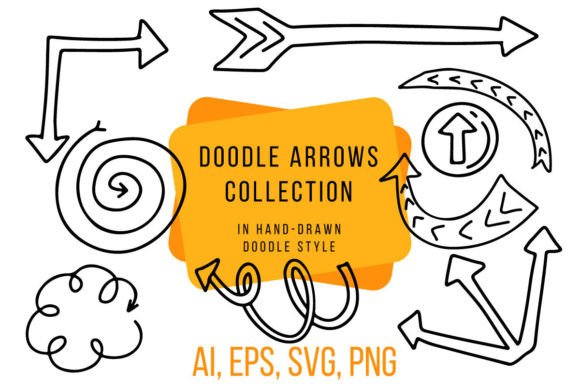 Hand Drawn Doodle Arrows Collection
