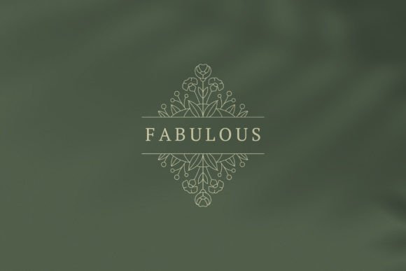 Integrating the Floral Ornament Minimalist Logotype into Modern Brand Identities