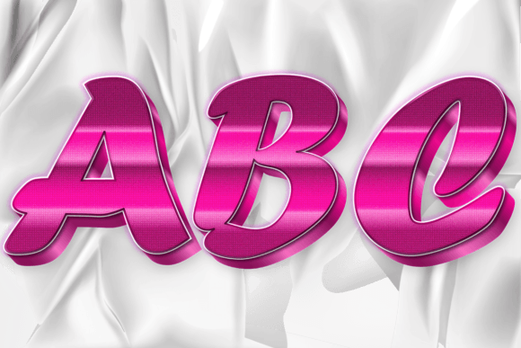 Revitalizing Digital Branding with PNG Letter Number Bold Layers Color Pink