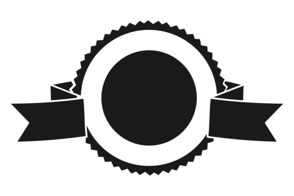 Round Black Emblem Template: Premium Badge for Authentic Branding