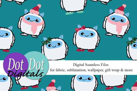 The Magic of the Cutest Little Yeti Seamless on Teal: A Comprehensive Guide to Digital Patterns and Creative Application